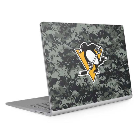 NHL Pittsburgh Penguins Camo Surface Book 2 15in Skin