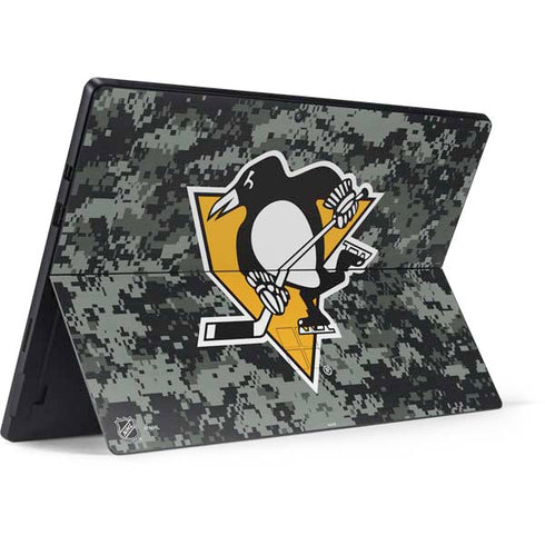 NHL Pittsburgh Penguins Camo Surface Pro 7 Skin
