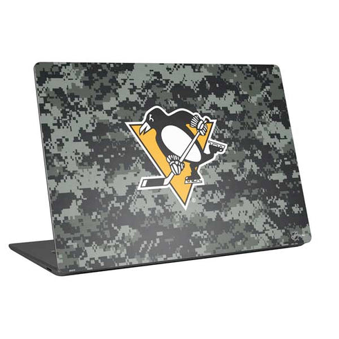 NHL Pittsburgh Penguins Camo Universal Laptop 17in (13.8 x 10in) Skin