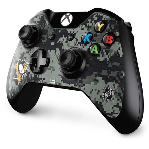 NHL Pittsburgh Penguins Camo Xbox One Controller Skin