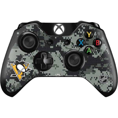 NHL Pittsburgh Penguins Camo Xbox One Controller Skin
