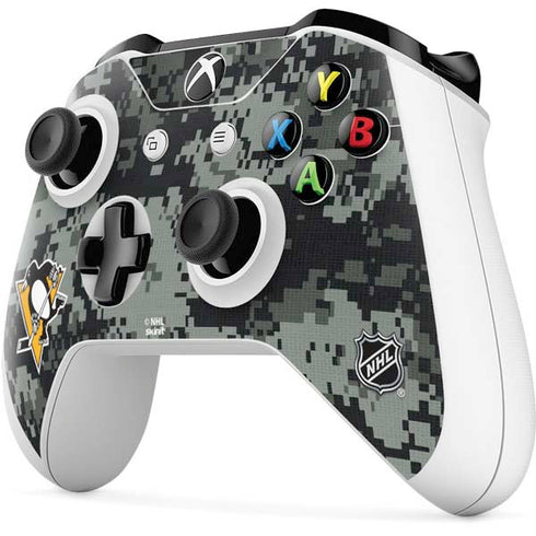 NHL Pittsburgh Penguins Camo Xbox One S All-Digital Edition Bundle Skin