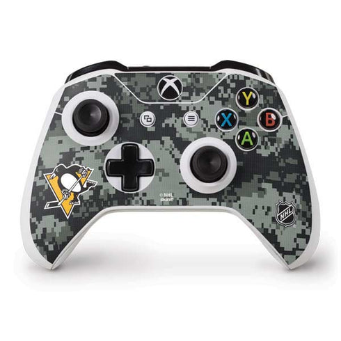 NHL Pittsburgh Penguins Camo Xbox One S Controller Skin