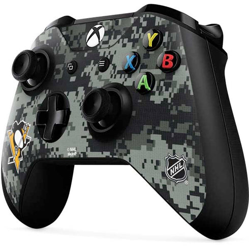 NHL Pittsburgh Penguins Camo Xbox One X Controller Skin