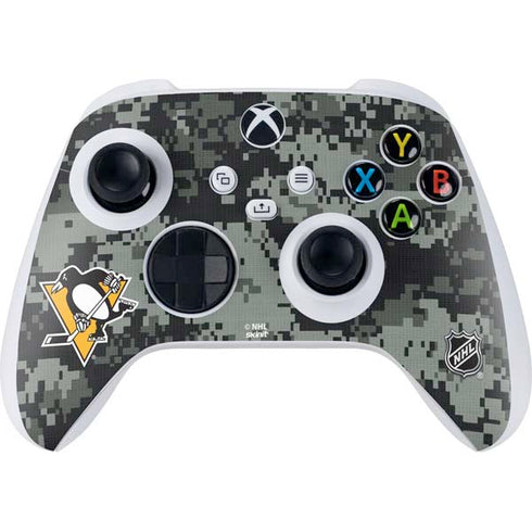 NHL Pittsburgh Penguins Camo Xbox Series S Controller Skin