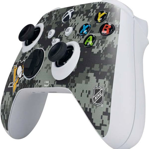 NHL Pittsburgh Penguins Camo Xbox Series S Controller Skin