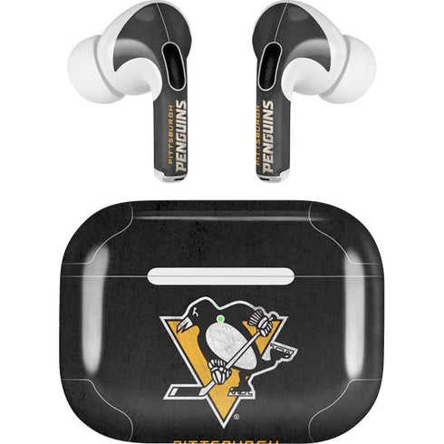 NHL Pittsburgh Penguins Distressed AirPods Pro 2nd Gen Skin