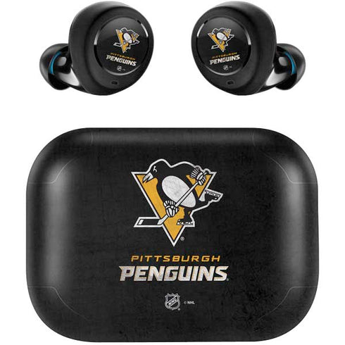 NHL Pittsburgh Penguins Distressed Amazon Echo Buds Skin