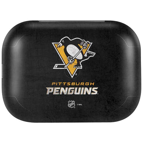 NHL Pittsburgh Penguins Distressed Amazon Echo Buds Skin