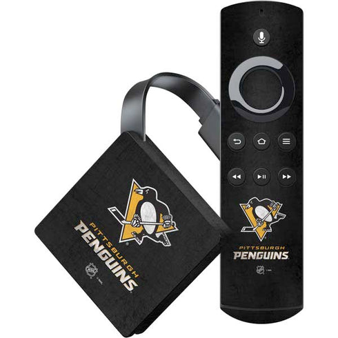 NHL Pittsburgh Penguins Distressed Amazon Fire TV Skin