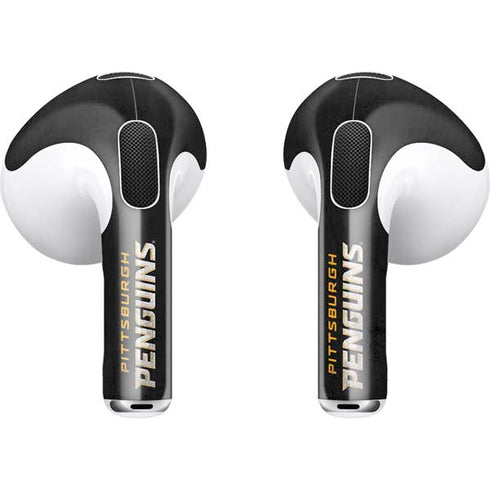 NHL Pittsburgh Penguins Distressed Apple AirPods (3rd Gen 2021) Skin