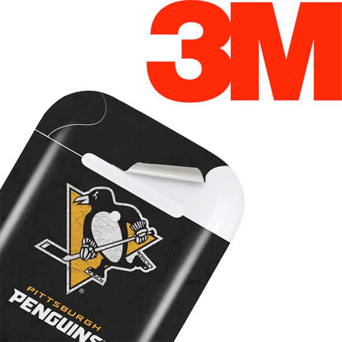 NHL Pittsburgh Penguins Distressed Apple AirPods Skin