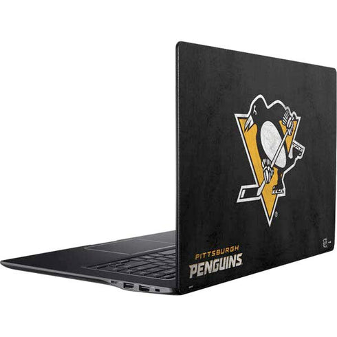 NHL Pittsburgh Penguins Distressed Ativ Book 9 (15.6in 2014) Skin
