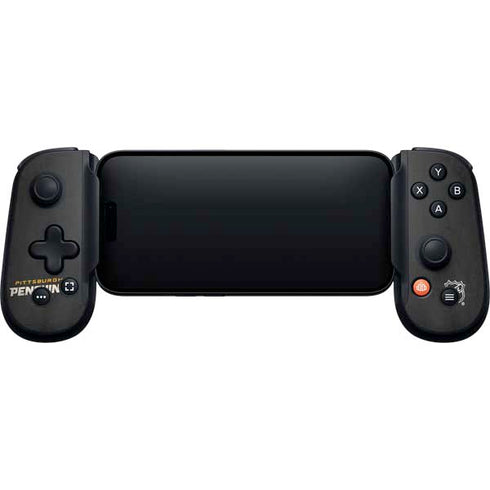 NHL Pittsburgh Penguins Distressed Backbone One for iPhone Game Controller Skin