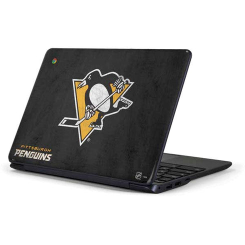 NHL Pittsburgh Penguins Distressed Samsung Chromebook Skin