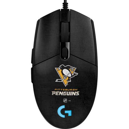 NHL Pittsburgh Penguins Distressed G203 Prodigy RGB Wired Gaming Mouse Skin