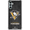 NHL Pittsburgh Penguins Distressed Galaxy A13 5G Clear Case