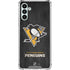 NHL Pittsburgh Penguins Distressed Galaxy A13 5G Clear Case