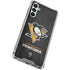 NHL Pittsburgh Penguins Distressed Galaxy A15 5G Clear Case