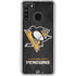 NHL Pittsburgh Penguins Distressed Galaxy A21 Clear Case