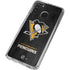 NHL Pittsburgh Penguins Distressed Galaxy A21 Clear Case