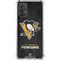 NHL Pittsburgh Penguins Distressed Galaxy A32 5G Clear Case