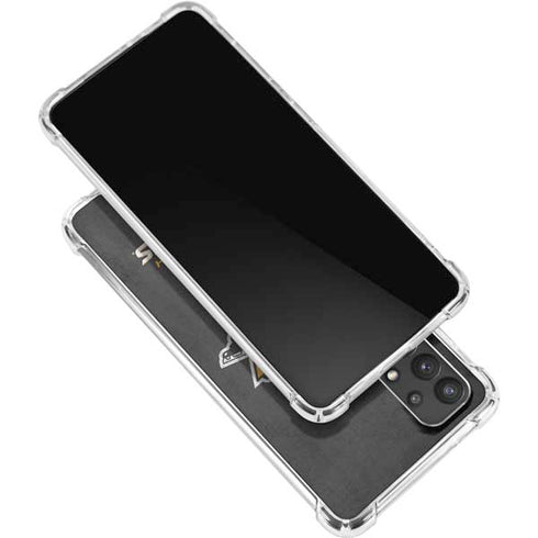 NHL Pittsburgh Penguins Distressed Galaxy A32 5G Clear Case