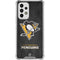 NHL Pittsburgh Penguins Distressed Galaxy A53 5G Clear Case