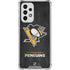NHL Pittsburgh Penguins Distressed Galaxy A53 5G Clear Case