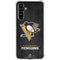NHL Pittsburgh Penguins Distressed Galaxy A54 5G Clear Case