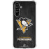 NHL Pittsburgh Penguins Distressed Galaxy A54 5G Clear Case