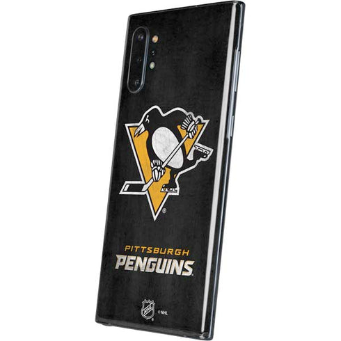 NHL Pittsburgh Penguins Distressed Galaxy Note 10 Plus Skin
