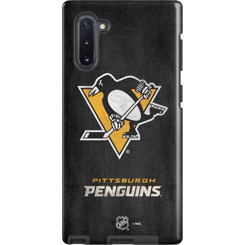 NHL Pittsburgh Penguins Distressed Galaxy Note 10 Pro Case
