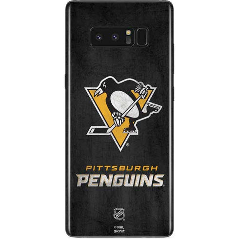 NHL Pittsburgh Penguins Distressed Galaxy Note 8 Skin