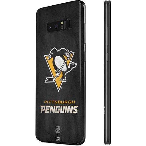 NHL Pittsburgh Penguins Distressed Galaxy Note 8 Skin