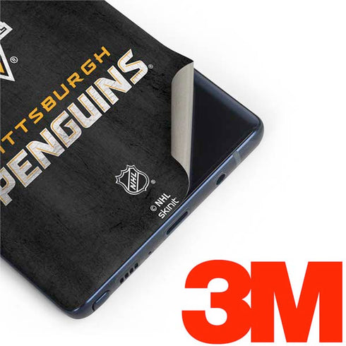 NHL Pittsburgh Penguins Distressed Galaxy Note 9 Skin