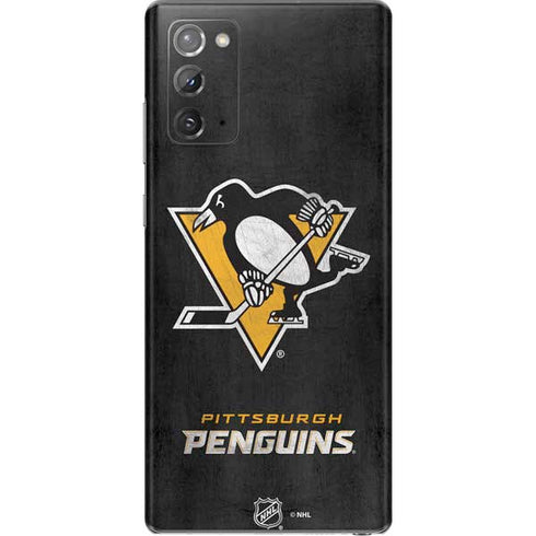 NHL Pittsburgh Penguins Distressed Galaxy Note20 5G Skin