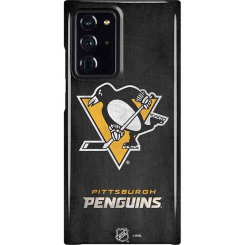 NHL Pittsburgh Penguins Distressed Galaxy Note20 Ultra 5G Lite Case