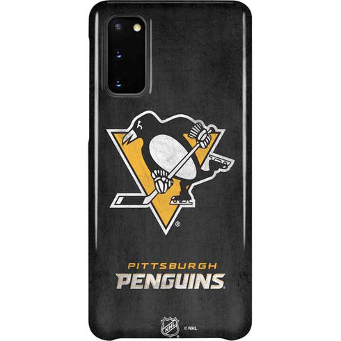 NHL Pittsburgh Penguins Distressed Galaxy S20 Lite Case