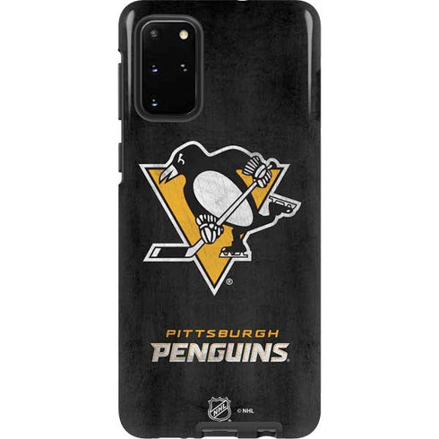 NHL Pittsburgh Penguins Distressed Galaxy S20 Plus Pro Case