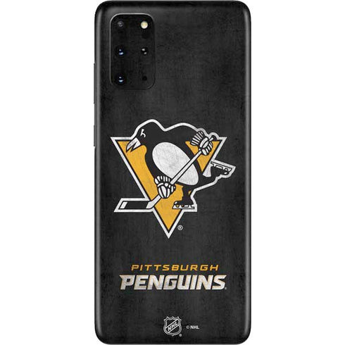 NHL Pittsburgh Penguins Distressed Galaxy S20 Plus Skin