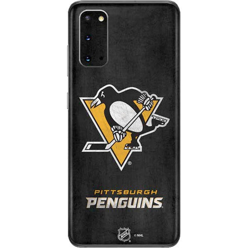 NHL Pittsburgh Penguins Distressed Galaxy S20 Skin
