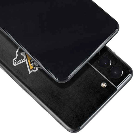 NHL Pittsburgh Penguins Distressed Galaxy S21 5G Skin