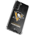 NHL Pittsburgh Penguins Distressed Galaxy S21 Plus 5G Clear Case