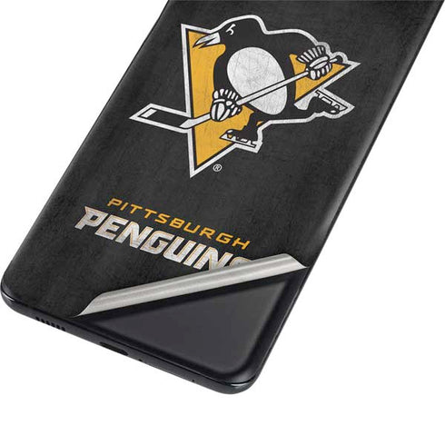NHL Pittsburgh Penguins Distressed Galaxy S21 Plus 5G Skin