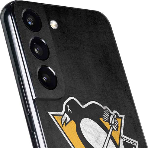 NHL Pittsburgh Penguins Distressed Galaxy S22 Plus Skin