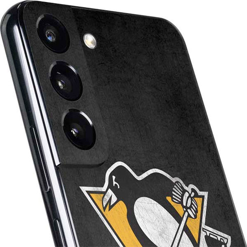 NHL Pittsburgh Penguins Distressed Galaxy S22 Skin