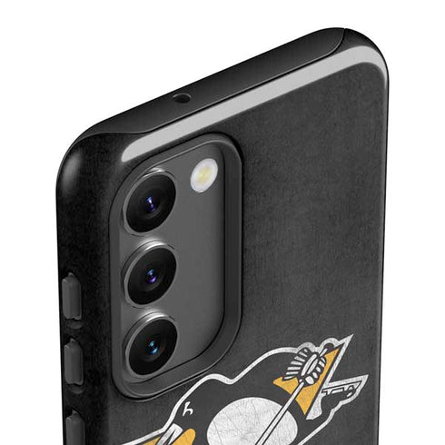 NHL Pittsburgh Penguins Distressed Galaxy S23 Plus Pro Case