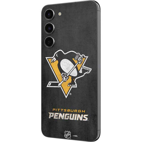 NHL Pittsburgh Penguins Distressed Galaxy S23 Plus Skin