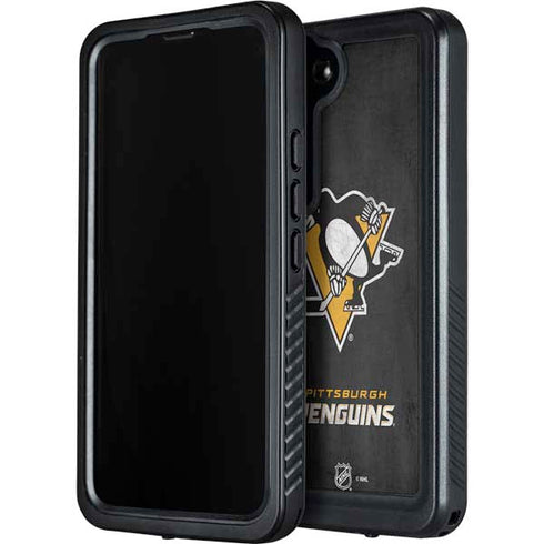 NHL Pittsburgh Penguins Distressed Galaxy S23 Plus Waterproof Case